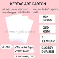 Gambar kertas art carton 260gsm ukuran A3 plus dari tutwurioktavia undefined 1 Tokopedia