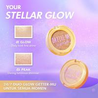 Gambar DAZZLE ME Galaxy Shines Highlight | Silky Smooth High Glow Highlighter - 01 Glow dari Galery Jakarta undefined 4 Tokopedia