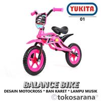 Gambar Sepeda Balans Yukita 01 Motocross Lampu Musik 12 Inci Beban Maks 30 kg - Tidak Pilih Wrn dari tokosarana undefined 5 Tokopedia
