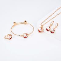 Gambar Kalung Titanium Set Anak 5pcs Lapis Emas Anti Karat Gelang Anting - Kitty Melon dari sarung.hape undefined 1 Tokopedia