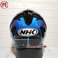 Gambar Helm Nhk Gladiator motif touring black blue Motorcycle double Visor - M dari CAHAYA MOTOR18 undefined 4 Tokopedia