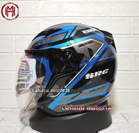 Gambar Helm Nhk Gladiator motif touring black blue Motorcycle double Visor - M dari CAHAYA MOTOR18 undefined 1 Tokopedia