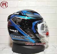 Gambar Helm Nhk Gladiator motif touring black blue Motorcycle double Visor - M dari CAHAYA MOTOR18 undefined 3 Tokopedia