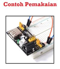 Gambar [EBS] Breadboard Power Supply Daya 5V 3.3V USB Jack DC Board MQ MB102 dari HAEBOT - Solusi Kebutuhan CNC undefined 5 Tokopedia