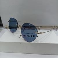 Gambar FRAME KACAMATA BOR PRIA WANITA OCTAGON LENSA BLUECROMIC - gold, bluecromic dari OPTIK AZKA_NEW undefined 4 Tokopedia