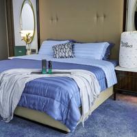 Gambar STRIPES DEEP OCEAN MIX SKY Sprei Set Premium (TENCEL Lyocell) PO - Sprei Set, Single120x200 dari Sleep Project undefined 2 Tokopedia