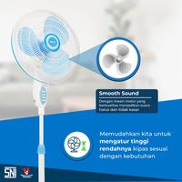 Gambar Miyako Kipas Angin(Stand Fan) KAS-1618 B - Rangka Besi dari Miyako OS undefined 5 Tokopedia