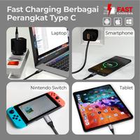 Gambar PX Kabel Data USB Type C to Type C Fast Charging 100W 1M atau 2M dari Pedagang Remote_NEW undefined 5 Tokopedia