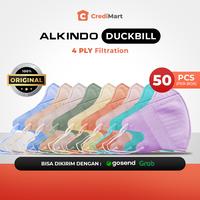 Gambar MASKER ALKINDO DUCKBILL MIX WARNA 4PLY (@50 Pcs/Box) dari CrediMart undefined 1 Tokopedia