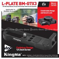 Gambar XJX KingMa BM-G7X3 L Plate Bracket for Canon G7X Mark II III G7X3 GTX2 dari Hendra Rahmawati undefined 1 Tokopedia