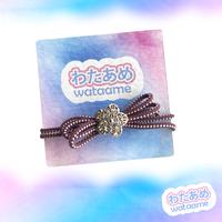 Gambar Karet Ikat Rambut Korea Berlian Motif Flower / Bunga dari wataame undefined 5 Tokopedia