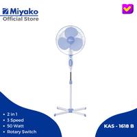 Gambar Miyako Kipas Angin(Stand Fan) KAS-1618 B - Rangka Besi dari Miyako OS undefined 1 Tokopedia