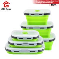 Gambar GM Bear Lunch Box Set Kotak Makan Lipat 1130-Foldable Rectangular dari GM Bear undefined 1 Tokopedia