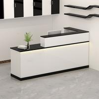 Gambar MEja Resepsionis minimalis HPL 3 Pilihan Ukuran - 140 dari Heinseik-furniture undefined 3 Tokopedia