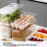 Gambar Kanso Living 5 in 1 Kontainer Penyimpanan Makanan Storage Box Kulkas - Tanpa Alas dari Kanso Living undefined 2 Tokopedia