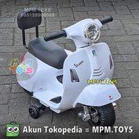 Gambar Mainan Anak Motor Aki Accu Vespa Scooter Vintage PMB M788 788 MPMToys dari MPM.TOYS undefined 5 Tokopedia
