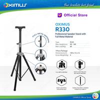 Gambar Stand Speaker Tripod full besi tebal kualitas bagus kokoh Oximus R330 - SELLER dari Oximus Indonesia undefined 1 Tokopedia
