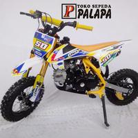 Gambar Sepeda Motor Bensin Mini Trail Matic LENKA MXGP 50 50cc Electric Start dari Toko Sepeda Palapa Rembang undefined 4 Tokopedia