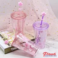 Gambar Botol Minum Transparan 450ml Infused Water Botol Minum Sedotan Tumbler dari Piranti Semarang undefined 1 Tokopedia