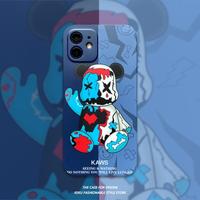Gambar Kaws Camo Flat Edge iPhone Case for iPhone 13 14 plus pro 14 pro max - Hijau, IP 13 dari ME-GADGET undefined 2 Tokopedia
