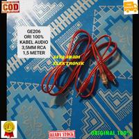 Gambar G206 ORIGINAL KABEL RCA 3.5 MM AUX 2IN1 1.5 METER HP SPEAKER SPEKER DC dari AGEN GROSIR SANJAYA undefined 4 Tokopedia
