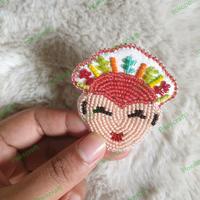 Gambar Poes Craft Bros Payet Kepala Ondel Aksesoris Hijab Souvenir dari Poescraft undefined 2 Tokopedia