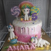 Gambar KUE ULANG TAHUN UNICORN / BIRTHDAY CAKE UNICORN / CUSTOM CAKE JAKARTA dari Coklin.Choco undefined 1 Tokopedia