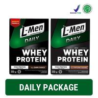 Gambar L-Men Hi Protein Daily Package: Dark Chocolate + Popcorn Caramel 250gr dari ahmad jaya5 undefined 1 Tokopedia
