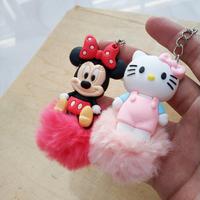 Gambar Gantungan Kunci POM POM Bulu Halus Karakter Anak Lucu Ganci Tas Sekolah - Princess Putih dari Toko Mainan Gajah Jumbo undefined 5 Tokopedia