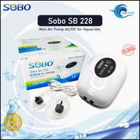 Gambar SOBO SB 228 AC DC 2 LUBANG AERATOR OTOMATIS ( AERATOR EMERGENCY ) dari Yulian Aquatic undefined 1 Tokopedia