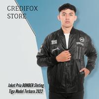 Gambar Jaket BOMBER CREDIFOX Sleting tiga terbaru 2022 - Hitam, L dari CREDIFOX STORE undefined 1 Tokopedia