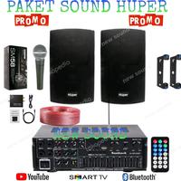 Gambar PAKET SOUND SYSTEM KARAOKE MINI 2 SPEAKER 6.5 INCH HUPER SIAP KARAOKE dari new sound undefined 1 Tokopedia
