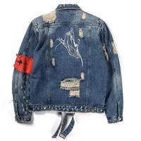 Gambar DENIM JACKET MEN SLIM FIT COTTON CASUAL MENS JEANS COAT G54YU63YY2U dari Jaket Varsity, undefined 2 Tokopedia