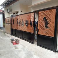 Gambar pagar laser cutting dan kanopi alderon. pesanan bung moko pamulang dari HAYFA JAYA STEEL undefined 1 Tokopedia