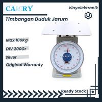 Gambar Camry Timbangan Duduk 100kg / Timbangan Jarum Camry 100 kg Original - Tanpa Bubble dari Vinyelektronik undefined 1 Tokopedia