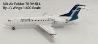Gambar Silk Air Fokker 70 9V-SLL By JC Wings dari Airshop Diecast undefined 1 Tokopedia
