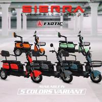 Gambar SEPEDA LISTRIK PACIFIC SIERRA RODA 3 - RED dari alphabike undefined 2 Tokopedia