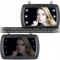 Gambar Car Makeup Portable Bezelless Mirror & Cermin Kaca Sunvisor Mobil - Dengan LED dari Daniel Variasi undefined 2 Tokopedia