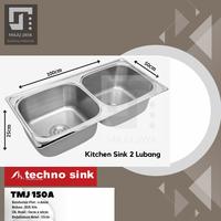Gambar WASTAFEL DAPUR STAINLESS / KITCHEN SINK / WASTAFEL CUCI PIRING / SINK dari Maju Jaya Sanitary undefined 2 Tokopedia