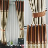 Gambar gorden pintu besar/tirai jendela/gordyn/L.240 cm T.270 cm - Hitam, L.310 x T.270cm dari gorden trendyyy undefined 4 Tokopedia