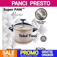 Gambar BOLDe SUPER PAN PRESTO 7 L GRANITE BLACK - PANCI PRESTO - GRANITE35690 dari Bakul Panci_NEW undefined 2 Tokopedia