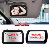 Gambar Car Makeup Portable Bezelless Mirror & Cermin Kaca Sunvisor Mobil - Dengan LED dari Daniel Variasi undefined 1 Tokopedia