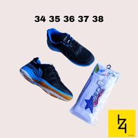 Gambar Sepatu anak voli volly badminton lari dengan kauskaki 34 35 36 37 38 - 34 dari IZIcellYkNEW undefined 3 Tokopedia