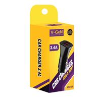 Gambar Car Charger V-GeN VCC2-24 Dual LED Port USB 3.4A Charger Mobil - Hitam dari V-GeN Indonesia Official Store undefined 3 Tokopedia