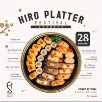 Gambar Sushi Platter Combo Festival 28 pcs - SUSHI HIRO Medan (Ready To Eat) dari harapan jayashop hampers undefined 1 Tokopedia