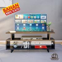 Gambar Rak Meja Tv Minimalis Kayu Susun Modern Murah Dekorasi Rumah - gosok halus dari KedaiOnline Mu undefined 3 Tokopedia
