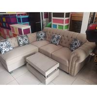 Gambar Sofa L Putus Sofa Ruang Tamu Minimalis Murah Bandung - Ungu, Full midili dari tokopabrik official soreang undefined 4 Tokopedia