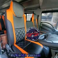 Gambar Sarung jok mobil NMR 71 Isuzu Giga / cover jok mobil Isuzu giga murah - Orange dari Rifki MA Variasi undefined 2 Tokopedia
