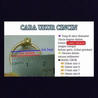 Gambar Cincin lapis emas 24k motif mewah - d dari Pengrajin aksesoris undefined 2 Tokopedia