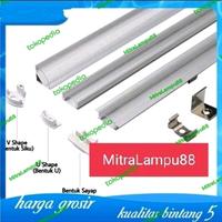 Gambar Housing Kap Alumunium Led Strip/Led Bar Cover Susu YW Style 2M 2Meter dari MitraLampu88 undefined 3 Tokopedia